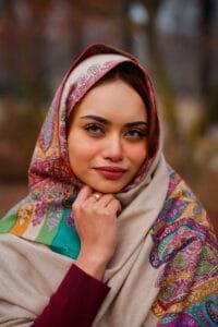 Shawl Pashmina Kalaan Palla Sozni Kalamkari