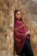 Shawl Pashmina Neem Jama Maroon